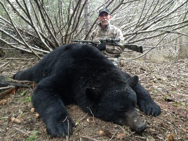 George Lawrence huge black bear